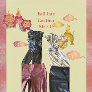 Leather Jumpsuits , Slacks and Work Slacks